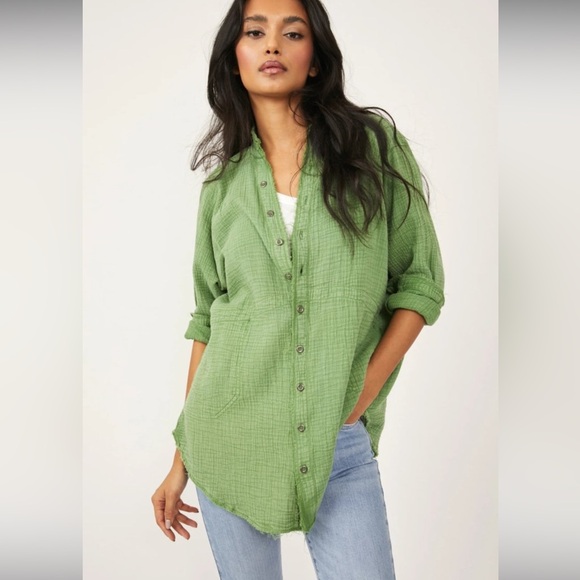Free People Tops - We The‎ Free Summer Daydream Buttondown size xs